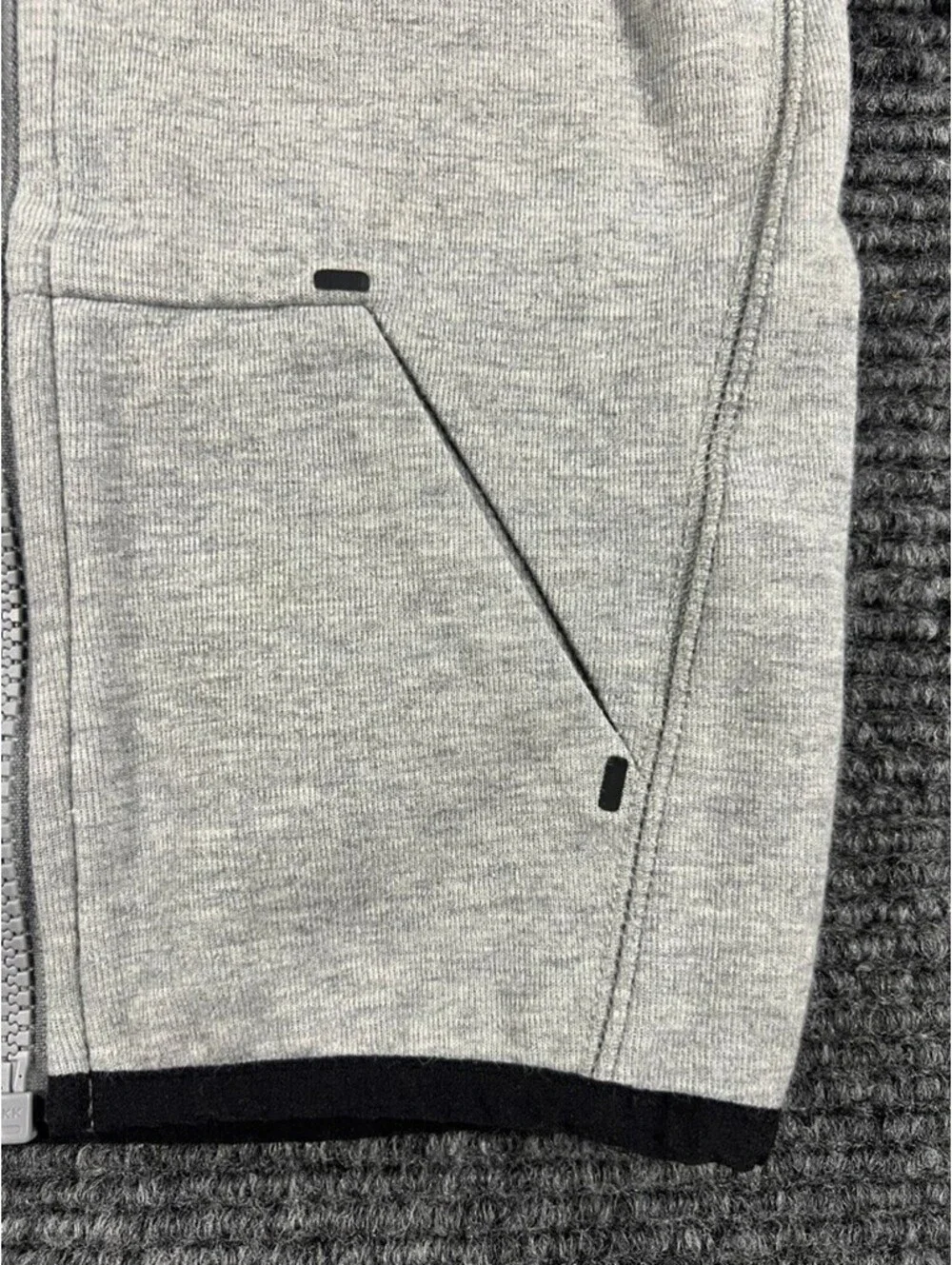 Nike Tech Toddler 2T Grey Hooded Zip-Up Jacket